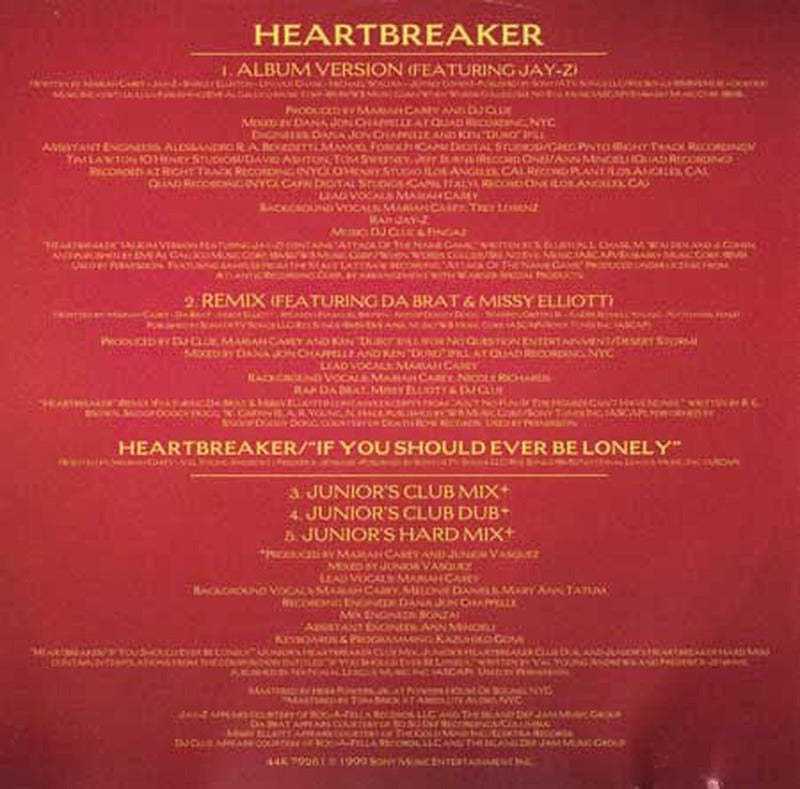 Mariah Carey - Heartbreaker (CD) - Discogs image 5