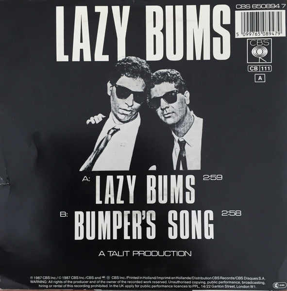 Lazy Bums - Lazy Bums (7") - Discogs image 2