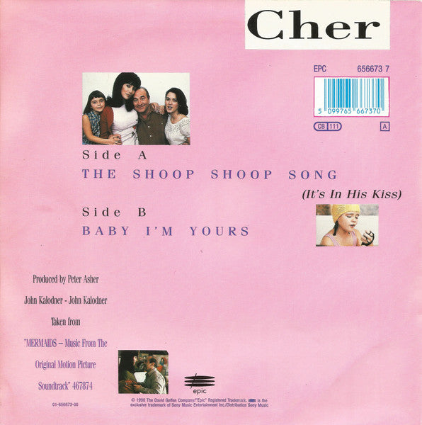 Cher - The Shoop Shoop Song (It's In His Kiss) (7") - Discogs image 2