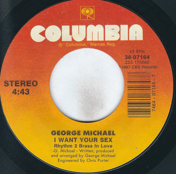 George Michael - I Want Your Sex (7") - Discogs image 4