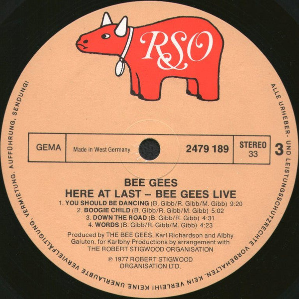 Bee Gees - Here At Last... Bee Gees... Live (2xLP) - Discogs image 7