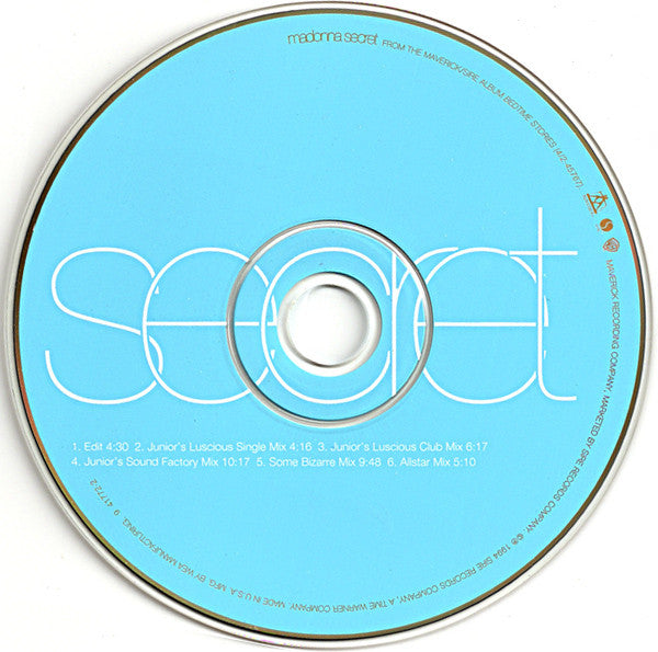 Madonna - Secret (CD) - Discogs image 4