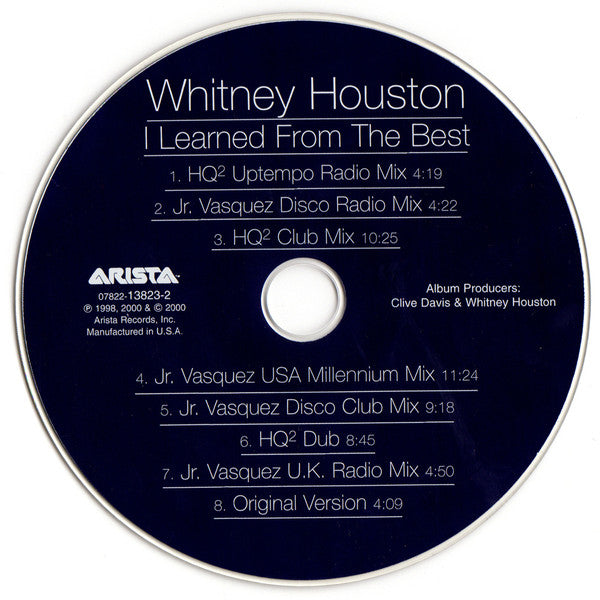 Whitney Houston - I Learned From The Best (CD) - Discogs image 3