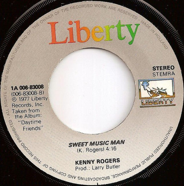Kenny Rogers - Lady (7") - Discogs image 4