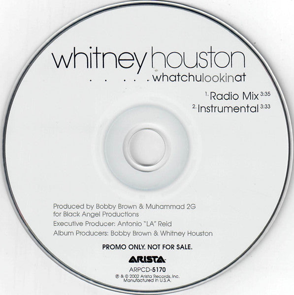 Whitney Houston - Whatchulookinat (CD) - Discogs image 3