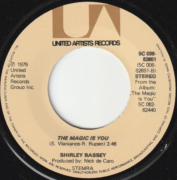 Shirley Bassey - This Is My Life (La Vita) (7") - Discogs image 4
