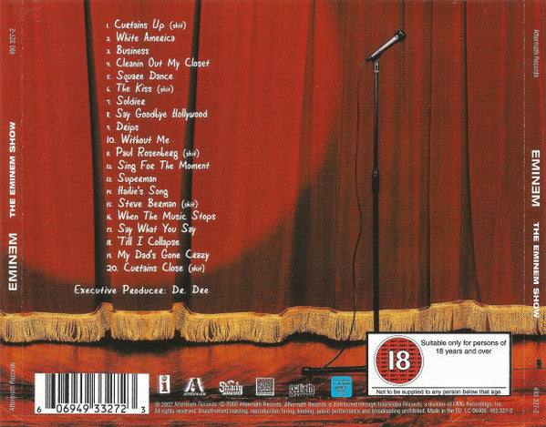 Eminem - The Eminem Show (CD) - Discogs image 2