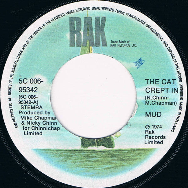 Mud - The Cat Crept In (7") - Discogs image 3