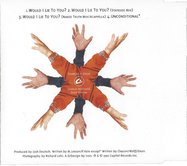 Charles & Eddie - Would I Lie To You? (CD) - Discogs image 2