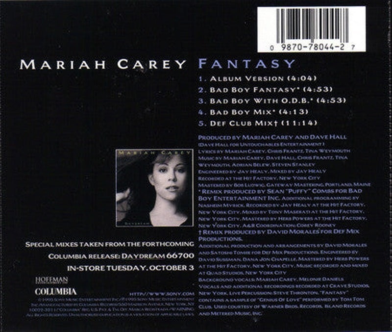Mariah Carey - Fantasy (CD) - Discogs image 2