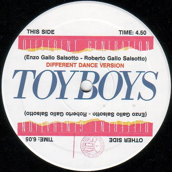 Toyboys - Different Generation (12") - Discogs image 4