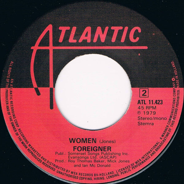 Foreigner - Love On The Telephone (7") - Discogs image 4