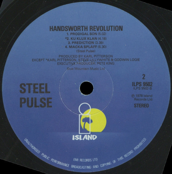 Steel Pulse - Handsworth Revolution (LP) - Discogs image 6
