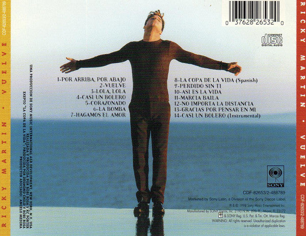 Ricky Martin - Vuelve (CD) - Discogs image 2