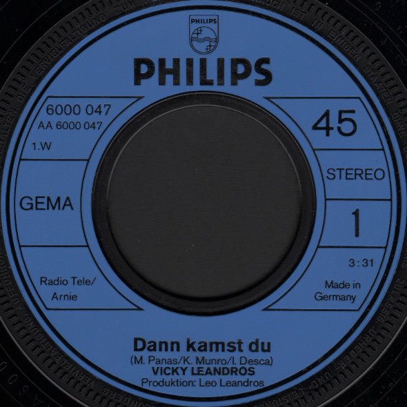 Vicky Leandros - Dann Kamst Du (Après Toi) (7") - Discogs image 3