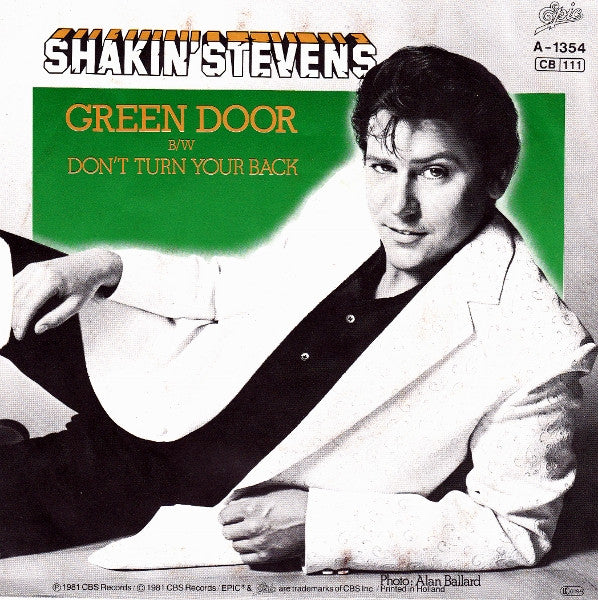 Shakin' Stevens - Green Door (7") - Discogs image 2