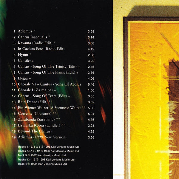Karl Jenkins / Adiemus - The Best Of Adiemus - The Journey (CD) - Discogs image 7