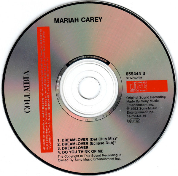 Mariah Carey - Dreamlover (CD) - Discogs image 4