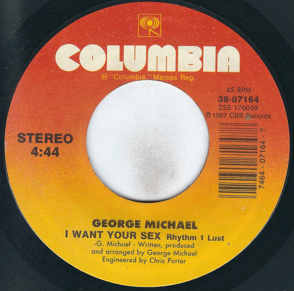 George Michael - I Want Your Sex (7") - Discogs image 3