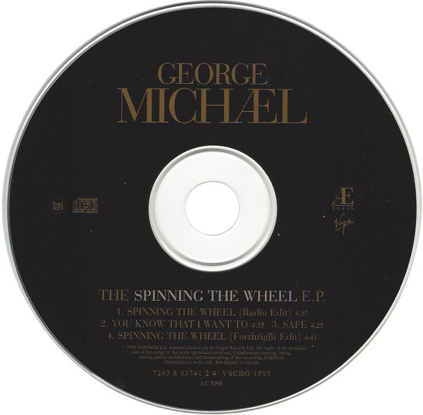 George Michael - The Spinning The Wheel E.P. (CD) - Discogs image 3