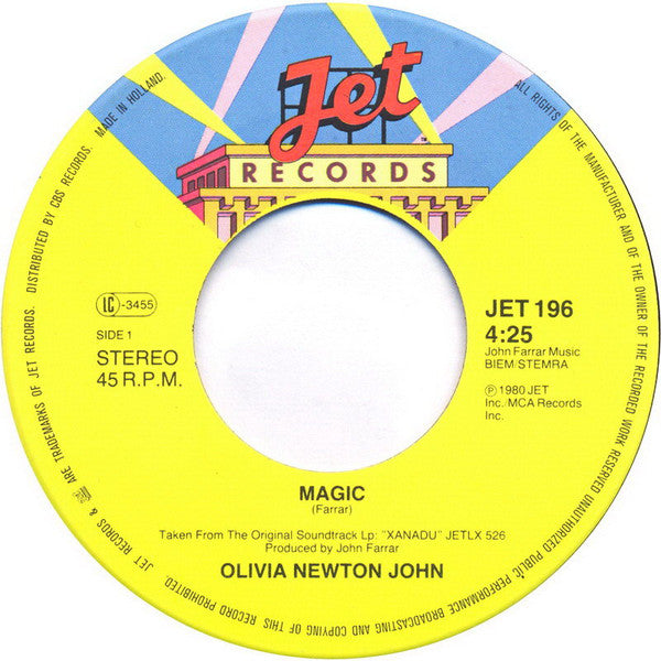 Olivia Newton-John - Magic (7") - Discogs image 3