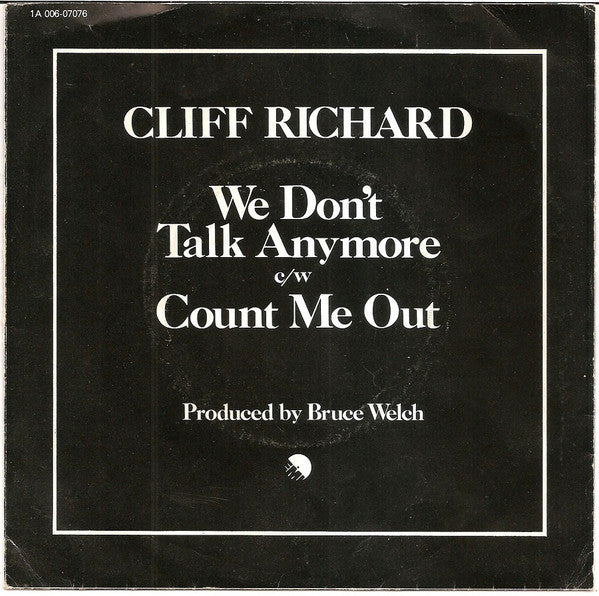 Cliff Richard - We Don't Talk Anymore (7") - Discogs image 2