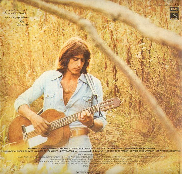 Yves Duteil - Yves Duteil (LP) - Discogs image 4