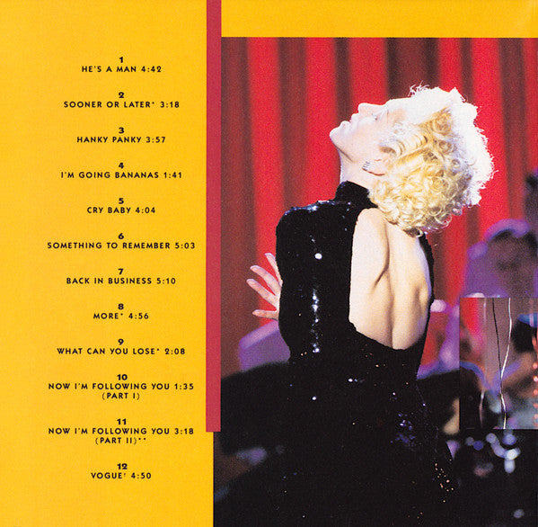 Madonna - I'm Breathless (Music From And Inspired By The Film Dick Tracy) (CD) - Discogs image 5