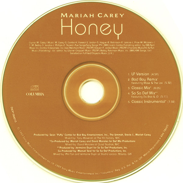 Mariah Carey - Honey (CD) - Discogs image 3