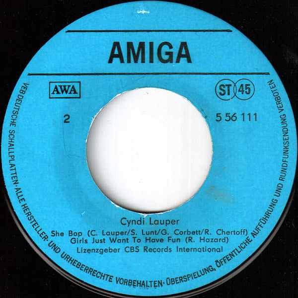 Cyndi Lauper - Cyndi Lauper (7") - Discogs image 4