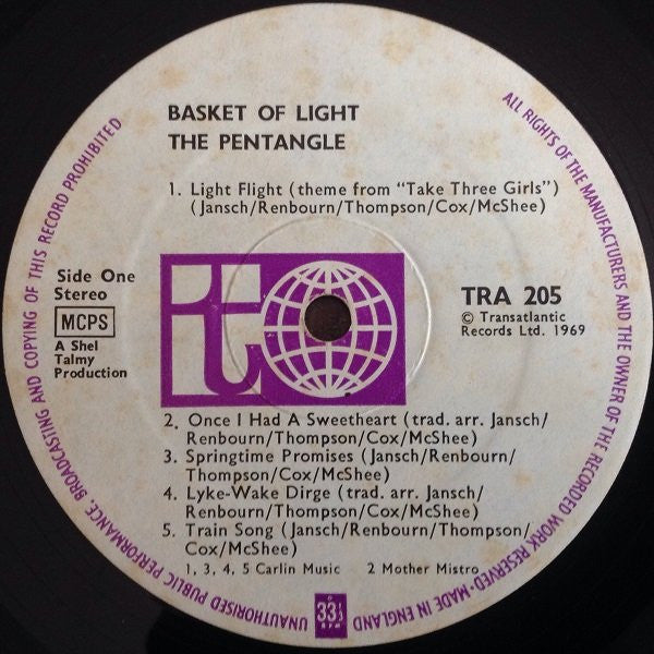 Pentangle - Basket Of Light (LP) - Discogs image 5