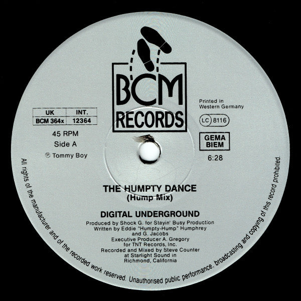 Digital Underground - The Humpty Dance (12") - Discogs image 3