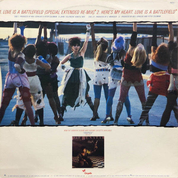 Pat Benatar - Love Is A Battlefield (Special Extended Remix) (12") - Discogs image 2