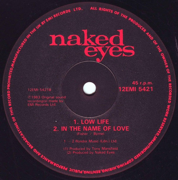Naked Eyes - Promises, Promises (12") - Discogs image 4