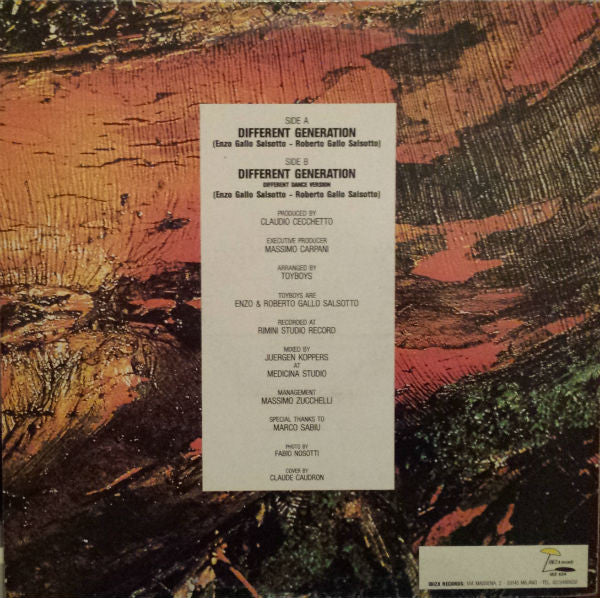 Toyboys - Different Generation (12") - Discogs image 2