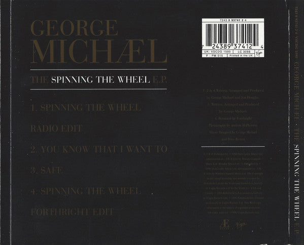 George Michael - The Spinning The Wheel E.P. (CD) - Discogs image 2