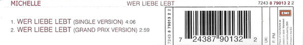 Michelle - Wer Liebe Lebt (CD) - Discogs image 2