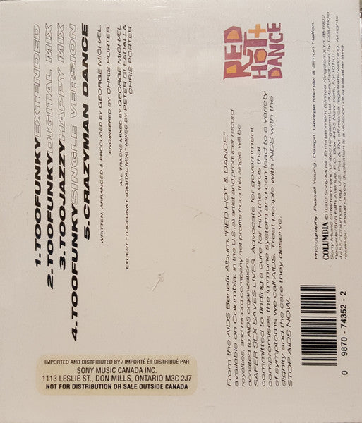 George Michael - Too Funky (CD) - Discogs image 5