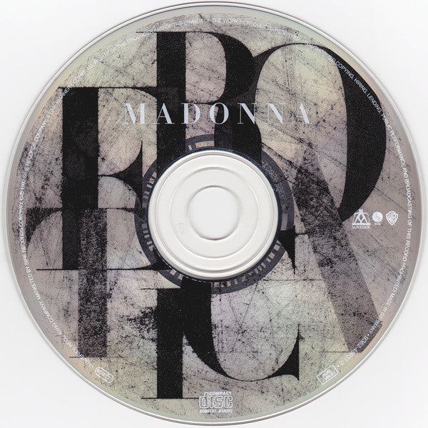 Madonna - Erotica (CD) - Discogs image 3