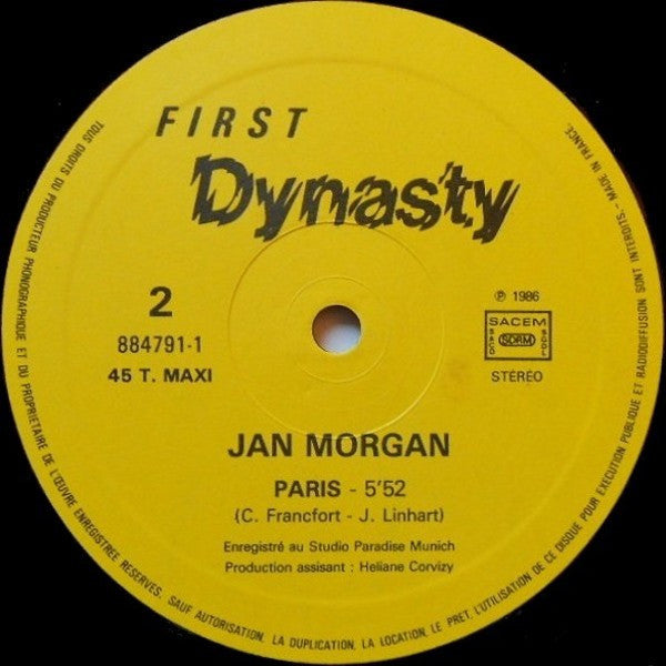 Jan Morgan - I Love Esmeralda (12") - Discogs image 4