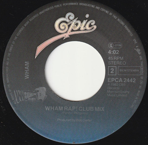 Wham! - Wham Rap! (7") - Discogs image 4