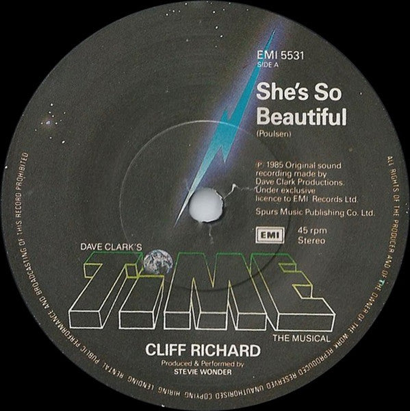 Cliff Richard - She's So Beautiful (7") - Discogs image 3