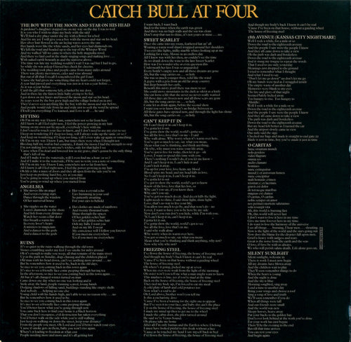 Cat Stevens - Catch Bull At Four (LP) - Discogs image 2