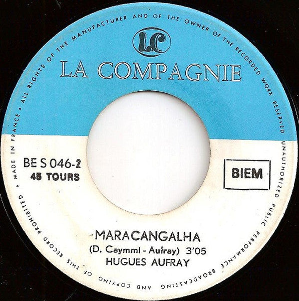 Hugues Aufray - Lucy Fair / Maracangalha (7") - Discogs image 4