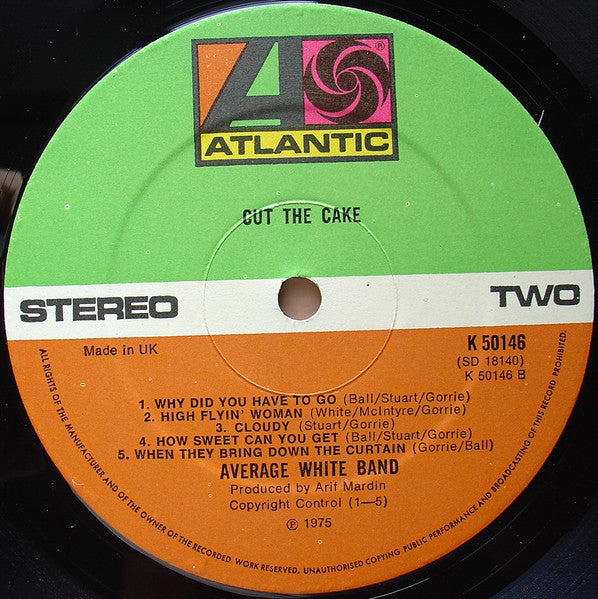 Average White Band - Cut The Cake (LP) - Discogs image 4