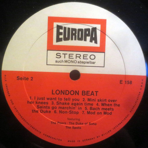 Various - London Beat (LP) - Discogs image 4