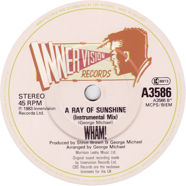 Wham! - Club Fantastic Megamix (7") - Discogs image 4