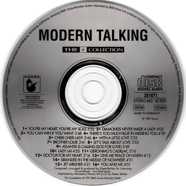 Modern Talking - The ★ Collection (CD) - Discogs image 3