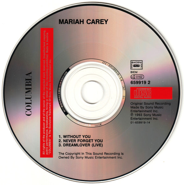 Mariah Carey - Without You (CD) - Discogs image 5