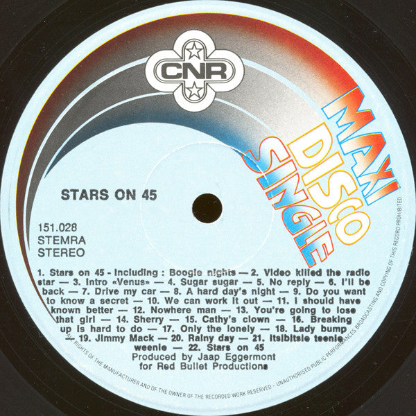 Stars On 45 - Stars On 45 (12") - Discogs image 3